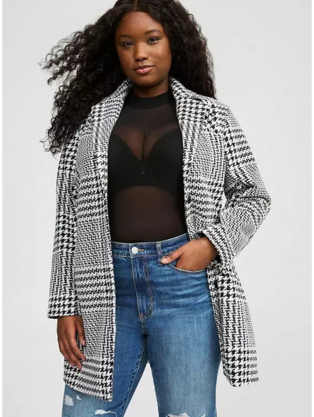 Torrid Cozy Double Knit Longline Blazer - Size 4 - NWT